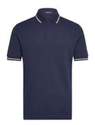Twin Tipped Fp Shirt Navy Fred Perry