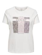 Carbrinna Life Ss Reg Tee Jrs White ONLY Carmakoma