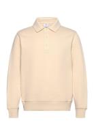 Regular-Fit Cotton Polo Sweatshirt Yellow Mango