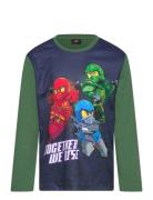 Lwtaffy 116 - T-Shirt L/S Patterned LEGO Kidswear