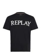 T-Shirt Regular Replay Basics Black Replay