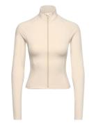 Butter Soft Zip Cardigan Cream Drop Of Mindfulness