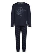 Sonic Long Pyjamas Navy Mango