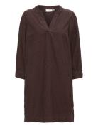 Kalina Dress Brown Kaffe