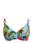 Pichola Uw Gathered Full Cup Bikini Top Blue Fantasie