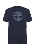 Tree Logo Short Sleeve Tee Navy Timberland