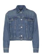 C_Trucker Jacket 1.0 Blue BOSS