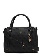 Eco Erica 2 Comp Satchel Black GUESS