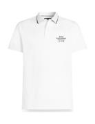 Left Chest Graphic Reg Polo White Tommy Hilfiger