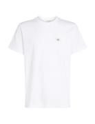 Woven Label Regular Tee White Calvin Klein Jeans