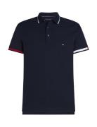 Flag Cuff Slim Fit Polo Navy Tommy Hilfiger