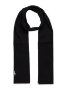 Combed Cotton Scarf Black Polo Ralph Lauren