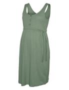 Mlevi Lia S/L Jrs Abk Dress 2F A. Noos Green Mamalicious