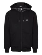 Shoreline Hooded Zip Sweatshirt Black Makia