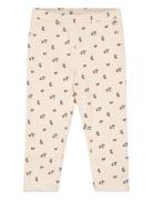 Printed Cotton Trousers Cream Mango