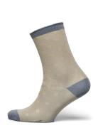 Donna Glitter Socks Beige Mp Denmark