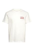 Relaxed Graphic Tee White Lee Jeans