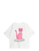 Cat Sp Ss Tee White Mini Rodini