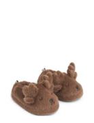 Aviaja Reindeer Slippers Brown Liewood