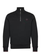 Half Zip Sweatshirt Black Fred Perry