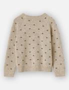 Benna Dot Pullover Beige Fliink