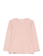 Top L S Basic Rib Pink Lindex