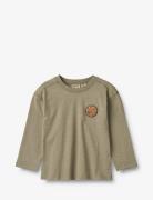 T-Shirt L/S Barny Khaki Wheat