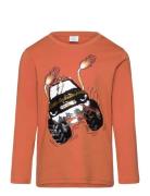 Top Ls Monster Truck Sequins Orange Lindex