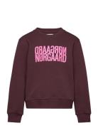 Organic Sweat Talinka Sweatshirt Burgundy Mads Nørgaard