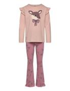 Pyjama Reindeer Bow Pink Lindex