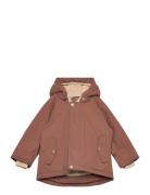 Matwally Fleece Lined Winter Jacket. Grs Brown MINI A TURE