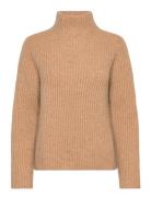 Mmthyra Highneck Knit Beige MOS MOSH