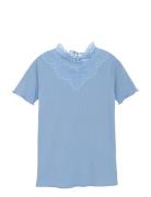 T-Shirt Ss Blue Creamie