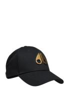 Gold Logo Icon Cap Black Moose Knuckles