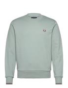 Crew Neck Sweatshirt Blue Fred Perry