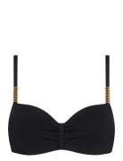 Icon Sw Bra Tshirt Half Cup Memory Black Chantelle Beach