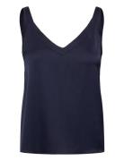 Shin Silk Tank Navy Ahlvar Gallery