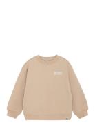Sweater Over D Print Beige Daily 7