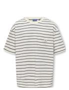 Osjkenge S/S Ovz Tee Jrs Cream ONLY & SONS