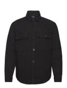 Dyed Canvas Skyler Shirt Black Mads Nørgaard