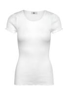Rmwbalta Modal Ss T-Shirt White RM By Rosemunde