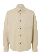 Slhace Thais Overshirt Cream Selected Homme