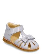 Sandals - Flat - Closed Toe Purple ANGULUS