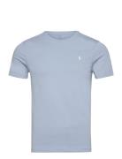 Custom Slim Fit Jersey Crewneck T-Shirt Blue Polo Ralph Lauren