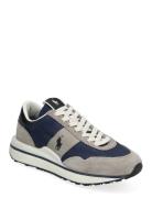 Train 89 Leather & Canvas Sneaker Navy Polo Ralph Lauren