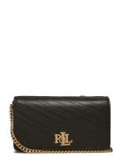 Stitched Crossbody Turn-Lock Tech Case Black Lauren Ralph Lauren