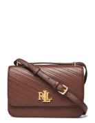 Stitched Nappa Leather Medium Sophee Bag Brown Lauren Ralph Lauren