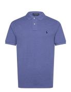 Slim Fit Mesh Polo Shirt Blue Polo Ralph Lauren