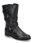 Burnished Calf-Briannah-Bo-Mbo Black Lauren Ralph Lauren