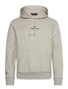 Logo Double-Knit Hoodie Grey Polo Ralph Lauren